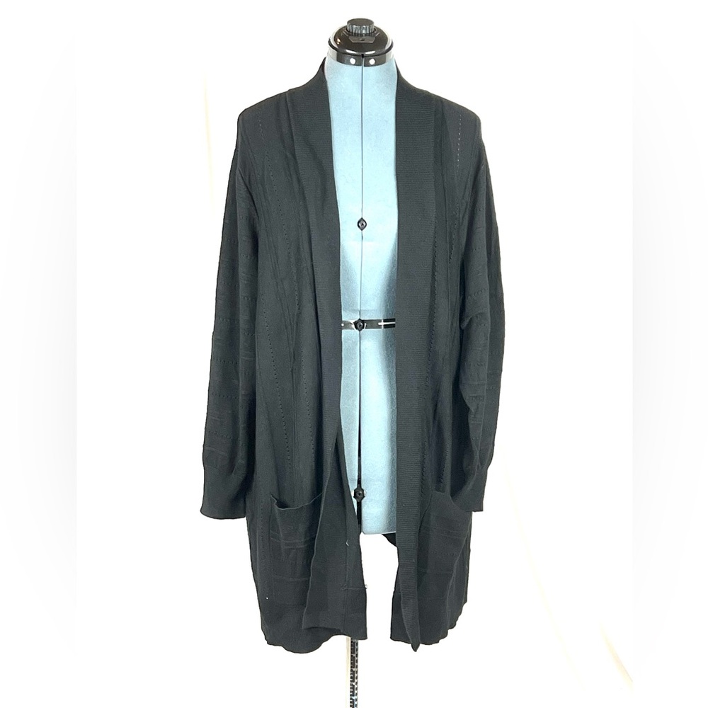 Avenue black lightweight cardigan 26/28 815